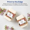 image:imageAvery Matte White Scalloped Rectangle Labels Sure Feed Technology 2 x 3 200 Matte White Printable Labels800 Labels