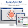 image:imageAvery Matte White Square Labels Sure Feed Technology 4 x 4 100 Matte White Printable Labels400 Labels