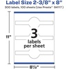 image:imageAvery Matte White Wraparound Band Labels Sure Feed Technology 238 x 8 Cigar Band Labels Permanent Adhesive LaserInkjet Printable 75 Total300 labels