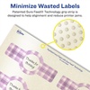 image:imageAvery Pearlized Ivory Cigar Labels Sure Feed Technology PrinttotheEdge 15 x 35 100 Labels LaserInkjet Compatible100 labels