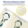image:imageAvery Pearlized Ivory Lollipop Labels Sure Feed Technology PrinttoTheEdge 15 x 4 200 Pearlized Ivory Labels LaserInkjet Printable80 labels
