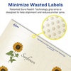 image:imageAvery Pearlized Ivory Rectangle Scalloped Labels Sure Feed Technology PrinttoTheEdge 2 x 3 80 Pearlized Ivory Labels LaserInkjet Printable400 labels