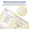 image:imageAvery Pearlized Ivory Square Labels Sure Feed Technology PrinttoTheEdge 2 x 2 120 Pearlized Ivory Labels LaserInkjet Printable1 200 labels