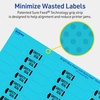 image:imageAvery Printable Barbell Labels Sure Feed Technology 12 x 212 Bright Blue Labels LaserInkjet Printable 450 Total Great for Jewelry and Cords900 labels