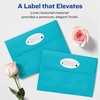image:imageAvery Printable Blank Oval Labels 118 x 214 Textured Matte White 210 Customizable Labels 8216118 x 214