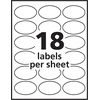 image:imageAvery Printable Blank Oval Labels 15 x 25 Glossy Crystal Clear 180 Customizable Labels 22854Glossy Clear