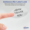 image:imageAvery Printable Blank Oval Labels 15 x 25 Glossy Crystal Clear 180 Customizable Labels 22854Glossy Clear
