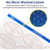 image:imageAvery Printable Blank Oval Labels 15 x 25 Glossy Crystal Clear 180 Customizable Labels 22854Glossy White