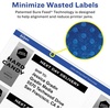 image:imageAvery Printable Blank Oval Labels 15 x 25 Matte White 450 Customizable Labels 22564One Size