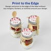 image:imageAvery Printable Durable White Round Scalloped Labels Sure Feed Technology 25 Diameter PrinttotheEdge Waterproof Labels Laser amp PigmentBased Inkjet Compatible 450 Total450 labels