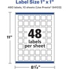 image:imageAvery Printable Durable White Square Labels Sure Feed Technology 1 x 1 PrinttotheEdge Waterproof Labels Laser amp PigmentBased Inkjet Compatible 480 Total480 labels