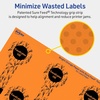 image:imageAvery Printable Lollipop Labels Sure Feed Technology 112 x 4 Bright Orange Labels PrinttoTheEdge LaserInkjet Printable 80 Total Great for Jars and Baking Seal Stickers80 labels
