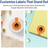 image:imageAvery Printable Lollipop Labels Sure Feed Technology 112 x 4 Bright Orange Labels PrinttoTheEdge LaserInkjet Printable 80 Total Great for Jars and Baking Seal Stickers640 labels