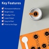 image:imageAvery Printable Lollipop Labels Sure Feed Technology 112 x 4 Bright Orange Labels PrinttoTheEdge LaserInkjet Printable 80 Total Great for Jars and Baking Seal Stickers80 labels