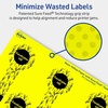 image:imageAvery Printable Lollipop Labels Sure Feed Technology 112 x 4 Neon Yellow Labels PrinttoTheEdge LaserInkjet Printable 160 Total Great for Jars and Baking Seal Stickers320 labels
