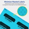 image:imageAvery Printable Rectangle Scalloped Labels Sure Feed Technology 2 x 3 Bright Blue Labels PrinttoTheEdge LaserInkjet Printable 80 Total Great for Mailing and Candles80 labels