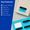 image:imageAvery Printable Rectangle Scalloped Labels Sure Feed Technology 2 x 3 Bright Blue Labels PrinttoTheEdge LaserInkjet Printable 80 Total Great for Mailing and Candles320 labels