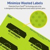 image:imageAvery Printable Rectangle Scalloped Labels Sure Feed Technology 2 x 3 Bright Green Labels PrinttoTheEdge LaserInkjet Printable 80 Total Great for Mailing and Candles320 labels