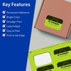 image:imageAvery Printable Rectangle Scalloped Labels Sure Feed Technology 2 x 3 Bright Green Labels PrinttoTheEdge LaserInkjet Printable 80 Total Great for Mailing and Candles160 labels