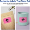 image:imageAvery Printable Rectangle Scalloped Labels Sure Feed Technology 2 x 3 Bright Pink Labels PrinttoTheEdge LaserInkjet Printable 80 Total Great for Mailing and Candles160 labels