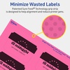 image:imageAvery Printable Rectangle Scalloped Labels Sure Feed Technology 2 x 3 Bright Pink Labels PrinttoTheEdge LaserInkjet Printable 80 Total Great for Mailing and Candles640 labels
