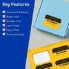 image:imageAvery Printable Rectangle Scalloped Labels Sure Feed Technology 2 x 3 Bright Yellow Labels PrinttoTheEdge LaserInkjet Printable 80 Total Great for Mailing and Candles320 labels