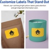 image:imageAvery Printable Rectangle Scalloped Labels Sure Feed Technology 2 x 3 Bright Yellow Labels PrinttoTheEdge LaserInkjet Printable 80 Total Great for Mailing and Candles160 labels