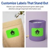 image:imageAvery Printable Rectangle Scalloped Labels Sure Feed Technology 2 x 3 Neon Green Labels PrinttoTheEdge LaserInkjet Printable 80 Total Great for Mailing and Candles80 labels
