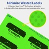 image:imageAvery Printable Rectangle Scalloped Labels Sure Feed Technology 2 x 3 Neon Green Labels PrinttoTheEdge LaserInkjet Printable 80 Total Great for Mailing and Candles640 labels