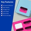 image:imageAvery Printable Rectangle Scalloped Labels Sure Feed Technology 2 x 3 Neon Magenta Labels PrinttoTheEdge LaserInkjet Printable 80 Total Great for Mailing and Candles160 labels