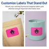 image:imageAvery Printable Rectangle Scalloped Labels Sure Feed Technology 2 x 3 Neon Magenta Labels PrinttoTheEdge LaserInkjet Printable 80 Total Great for Mailing and Candles640 labels