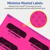 image:imageAvery Printable Rectangle Scalloped Labels Sure Feed Technology 2 x 3 Neon Magenta Labels PrinttoTheEdge LaserInkjet Printable 80 Total Great for Mailing and Candles80 labels