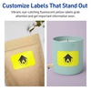 image:imageAvery Printable Rectangle Scalloped Labels Sure Feed Technology 2 x 3 Neon Yellow Labels PrinttoTheEdge LaserInkjet Printable 80 Total Great for Mailing and Candles640 labels