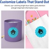 image:imageAvery Printable Round Scalloped Labels Sure Feed Technology 212 Diameter Bright Blue Labels PrinttoTheEdge LaserInkjet Printable 90 Total Great for Mailing Seals and Candles180 labels