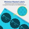 image:imageAvery Printable Round Scalloped Labels Sure Feed Technology 212 Diameter Bright Blue Labels PrinttoTheEdge LaserInkjet Printable 90 Total Great for Mailing Seals and Candles360 labels