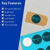 image:imageAvery Printable Round Scalloped Labels Sure Feed Technology 212 Diameter Bright Blue Labels PrinttoTheEdge LaserInkjet Printable 90 Total Great for Mailing Seals and Candles360 labels