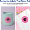 image:imageAvery Printable Round Scalloped Labels Sure Feed Technology 212 Diameter Bright Pink Labels PrinttoTheEdge LaserInkjet Printable 90 Total Great for Mailing Seals and Candles180 labels