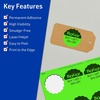 image:imageAvery Printable Round Scalloped Labels Sure Feed Technology 212 Diameter Neon Green Labels PrinttoTheEdge LaserInkjet Printable 90 Total Great for Mailing Seals and Candles90 labels