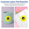 image:imageAvery Printable Round Scalloped Labels Sure Feed Technology 212 Diameter Neon Yellow Labels PrinttoTheEdge LaserInkjet Printable 90 Total Great for Mailing Seals and Candles90 labels