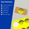 image:imageAvery Printable Round Scalloped Labels Sure Feed Technology 212 Diameter Neon Yellow Labels PrinttoTheEdge LaserInkjet Printable 90 Total Great for Mailing Seals and Candles720 labels