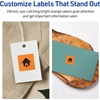 image:imageAvery Printable Square Labels Sure Feed Technology 1 x 1 Bright Orange Labels PrinttoTheEdge LaserInkjet Printable 3840 Total Great for Soaps and QR Codes3 840 labels