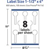 image:imageAvery TrueBlock Matte White Lollipop Labels Sure Feed Technology 15 x 4 800 Matte White Labels PrinttoTheEdge LaserInkjet Printable Great for Packaging and Product Merchandising800 labels