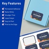 image:imageAvery TrueBlock Matte White Rectangle Scalloped Labels Sure Feed Technology 2 x 3 80 Matte White Labels PrinttoTheEdge LaserInkjet Printable Great for Packaging and Product Merchandising800 labels