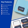 image:imageAvery TrueBlock Matte White Rectangle Scalloped Labels Sure Feed Technology 2 x 3 80 Matte White Labels PrinttoTheEdge LaserInkjet Printable Great for Packaging and Product Merchandising200 labels
