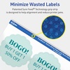 image:imageAvery TrueBlock Matte White Round Scalloped Labels Sure Feed Technology 25 Diameter 90 Matte White Labels PrintToTheEdge LaserInkjet Printable Great for Packaging and Product Merchandising450 labels