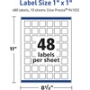 image:imageAvery TrueBlock Matte White Square Labels Sure Feed Technology 1 x 1 480 Matte White Labels PrinttoTheEdge LaserInkjet Printable Great for Product Merchandising Stickers480 labels
