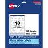 image:imageAvery Matte White Wraparound Band Labels Sure Feed Technology 15 x 35 Cigar Band Labels 250 Total PrinttoTheEdge Permanent Adhesive LaserInkjet Printable2 500 labels