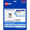 image:imageAvery Printable Durable White Oval Labels Sure Feed Technology 15 x 25 Waterproof Labels Laser amp PigmentBased Inkjet Compatible 180 Total Great for Product Branding Marketing and More900 labels