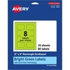 image:imageAvery Printable Rectangle Scalloped Labels Sure Feed Technology 2 x 3 Bright Green Labels PrinttoTheEdge LaserInkjet Printable 80 Total Great for Mailing and Candles80 labels