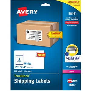 image:imageAvery Printable Blank Oval Labels 15 x 25 Matte White 450 Customizable Labels 22564One Size